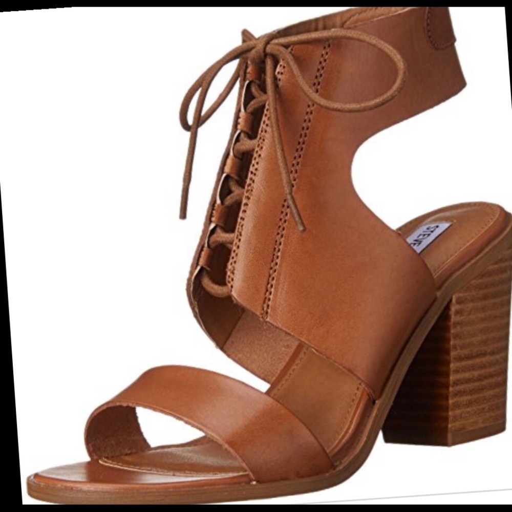 Steve Madden Nanno lace up sandals size 8 EUC!